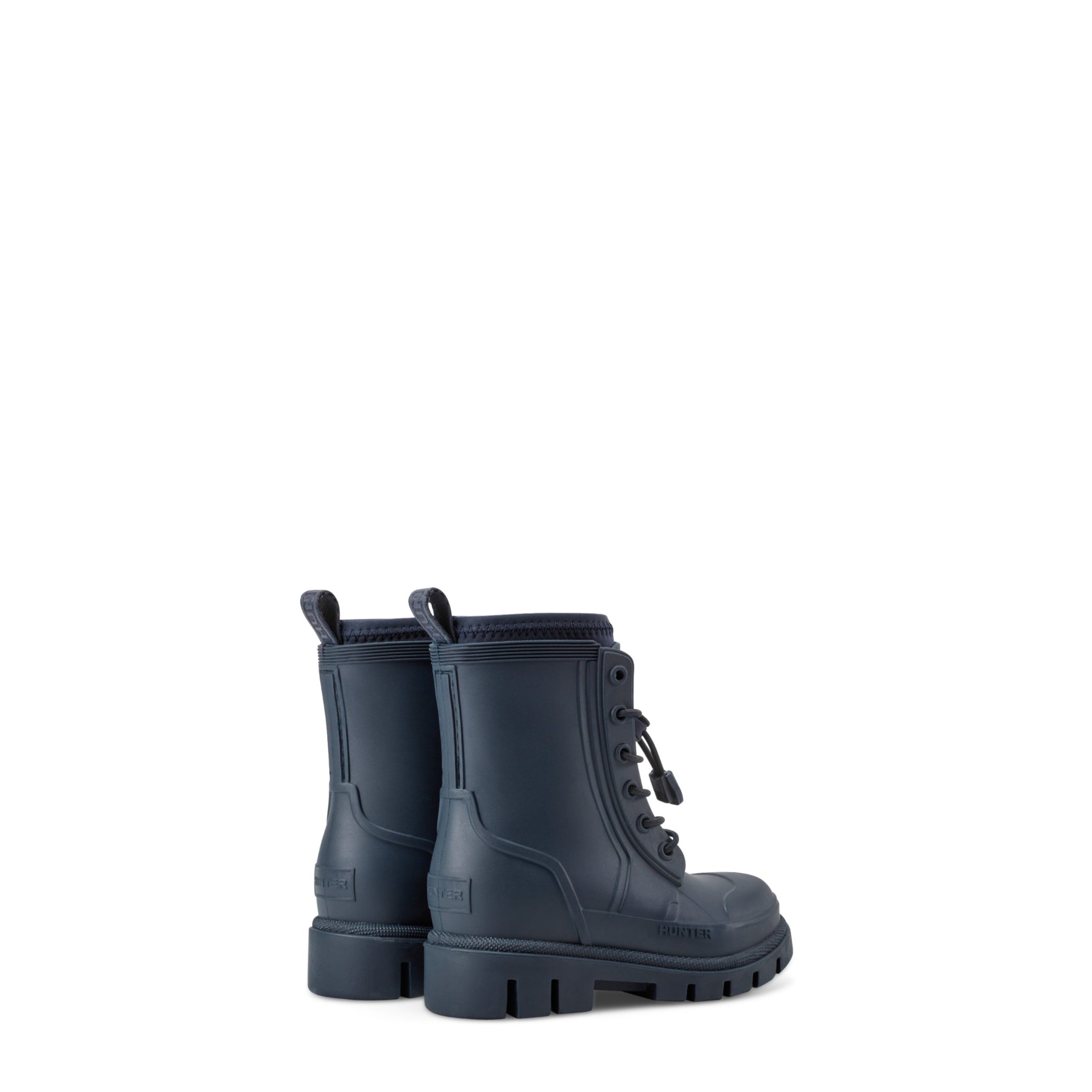 Little Kids Stamp Lace-Up Waterproof Ankle Boots - Image 3