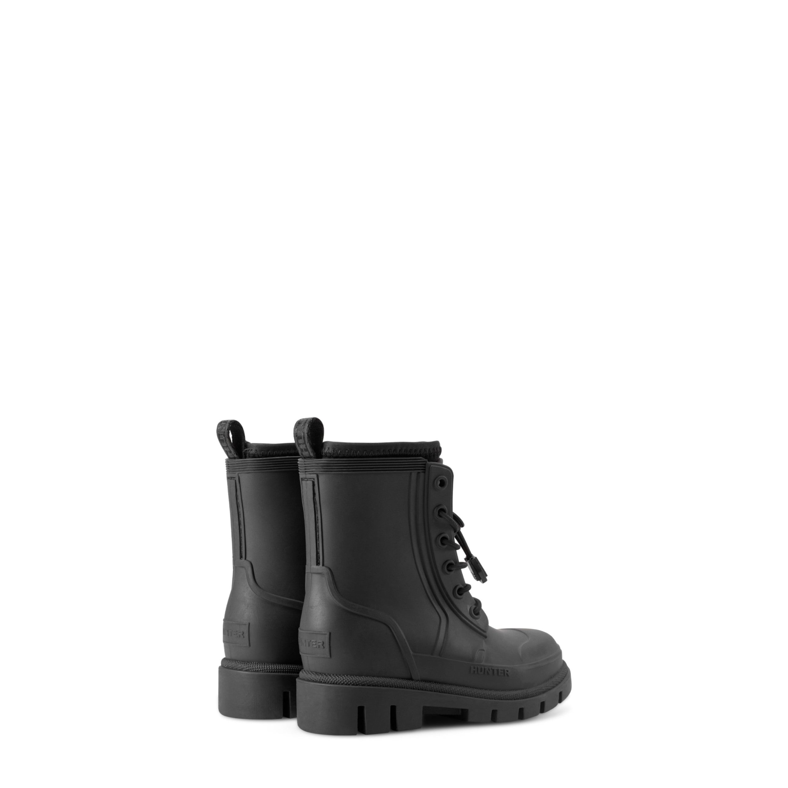 Little Kids Stamp Lace-Up Waterproof Ankle Boots - Image 3