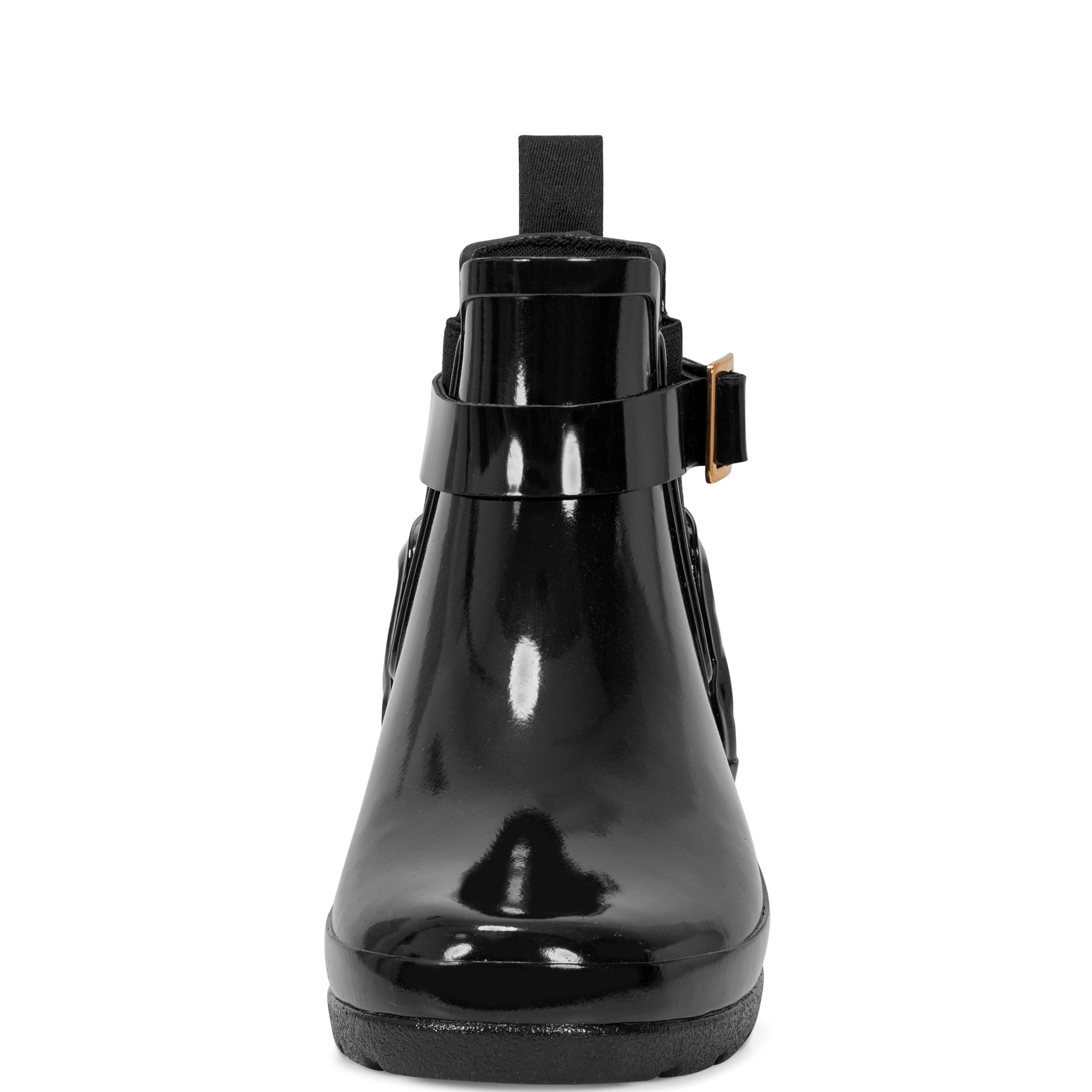 Women's Quilted Gloss Refined Slim Fit Chelsea Boots - Image 4