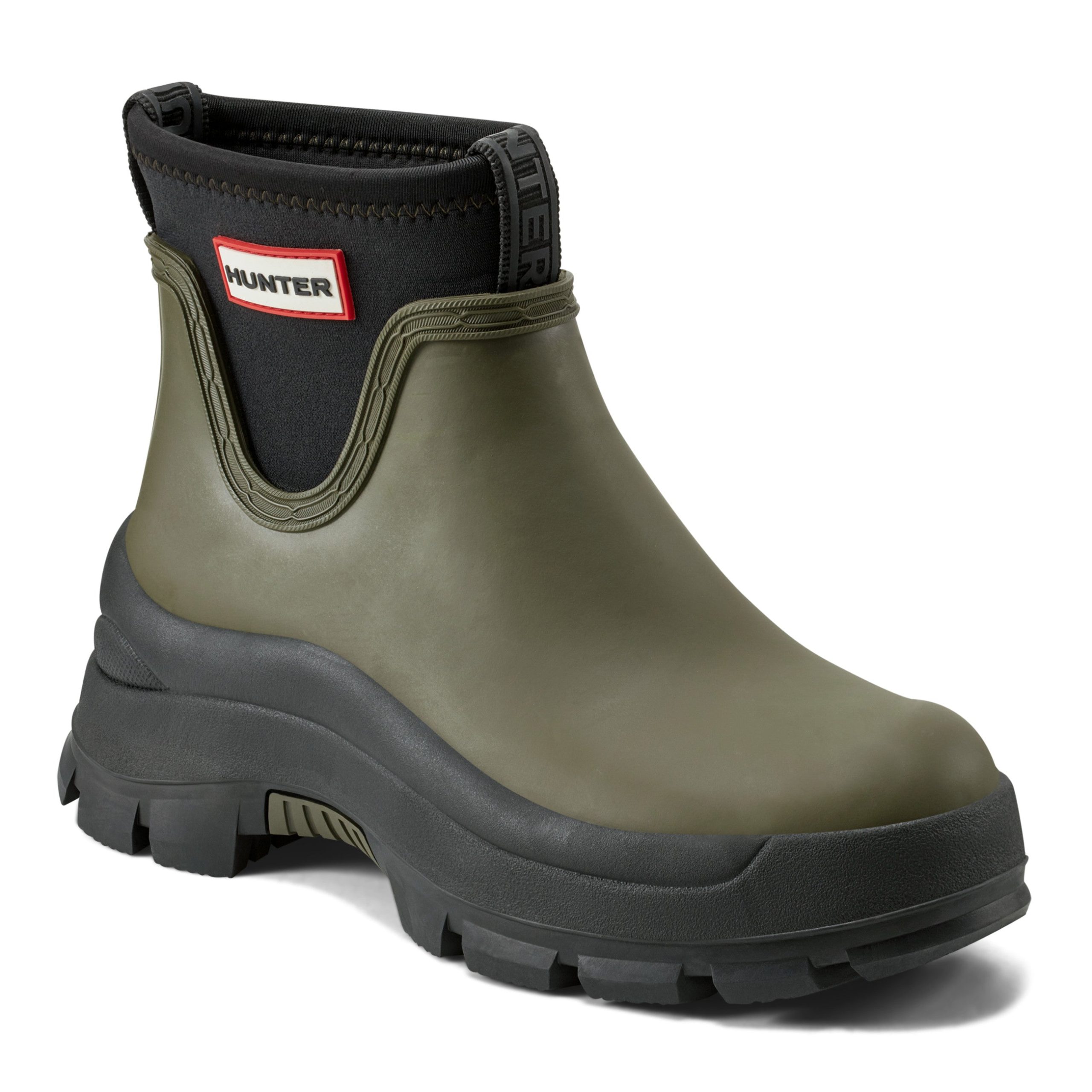 Women's Eloise Lug Sole Waterproof Neoprene Rain Booties - Image 2