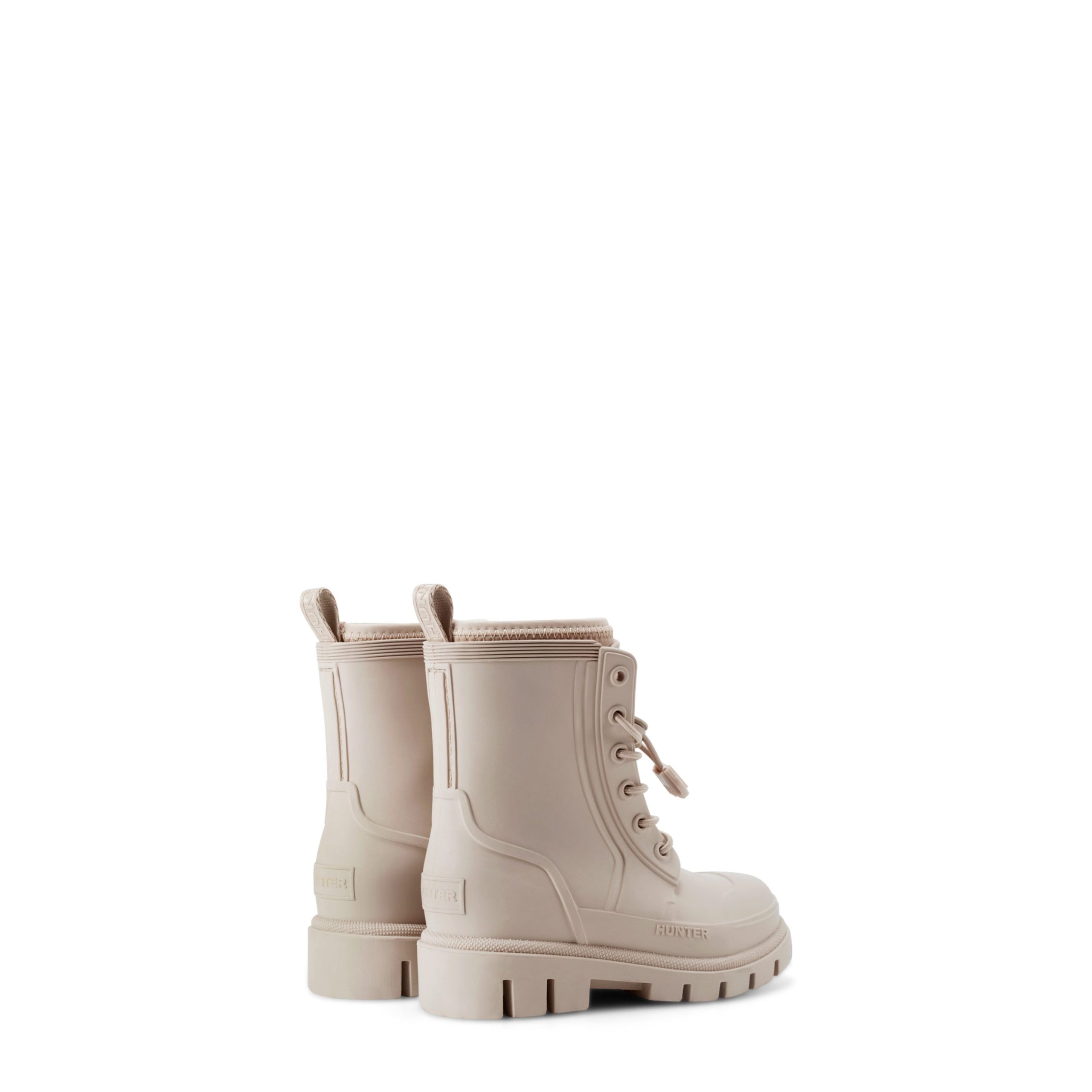 Little Kids Stamp Lace-Up Waterproof Ankle Boots - Image 3